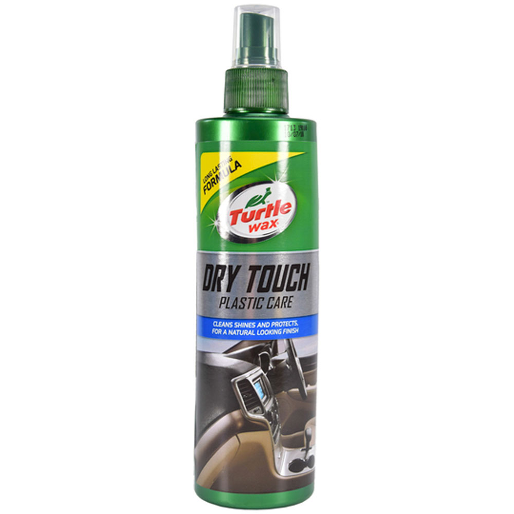 Turtle Wax Interior Dry Touch Plastic Care - 300ml - Cleans, Shines, Protects Natural Finish