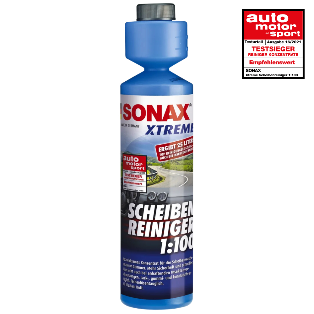 SONAX XTREME Scheiben Reiniger концентрат омывателя летний 1:100 250 мл:  купить, отзывы, цена в интернет магазине Turtle Wax