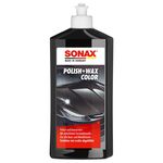 SONAX Polish +Wax Color черный полироль тефлон с воском 500 мл