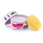 SOFT99 White Super Wax очищающий воск для белых автомобилей  350 г