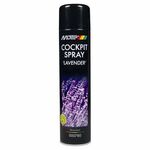 MOTIP Black Line Cockpit Spray Lavender аэрозольный полироль для пластика лаванда 600 мл