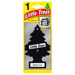 Little Trees Black Ice Air Freshener ароматизатор ёлочка с запахом черный лед