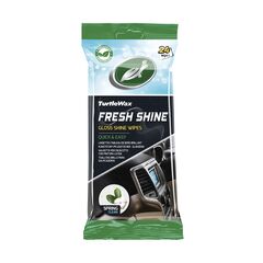 Turtle Wax FRESH SHINE SPRING GLOSS WIPES серветки для салону 'Весняна свіжість' глянцеві  (упаковка 24 шт)