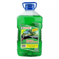 Омыватель стекла летний, 3 л, Sapphire SUMMER SCREENWASH (яблоко) (400533)