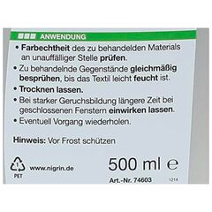 NIGRIN Geruchs-Entferner интенсивный нейтрализатор запахов +антитабак (Германия) 500 мл, изображение 4