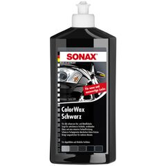 SONAX ColorWax Schwarz черный жидкий воск для кузова автомобиля 500 мл