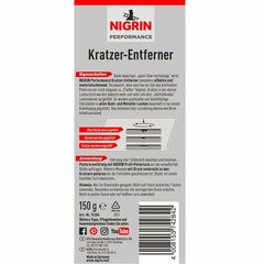 NIGRIN Performance Kratzer-Entferner Universal універсальний антиподряпин 150 г, зображення 4