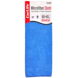 CarLife Mictofiber Cloth Universal мікрофібра малої щільності синя 40х40 см