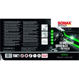 SONAX PROFILINE Sensitive Surface Detailer (Plastic Cleaner) мягкий (деликатный) очиститель пластика 1 л, изображение 2