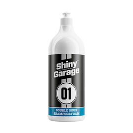 Shiny Garage Double Sour Shampoo & Foam 2 в 1 кислотный автошампунь и активная пена 1 л, Запах: Кондиционер для белья, Объем: 1 л