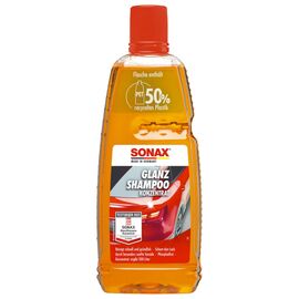 SONAX Glanz Shampoo Konzentrat автошампунь консервант із блиском 1 л, Запах: Без запаху, Обʼєм: 1 л