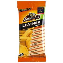 ArmorAll Leather Wipes одноразовые салфетки для очистки кожи автомобиля 20 шт