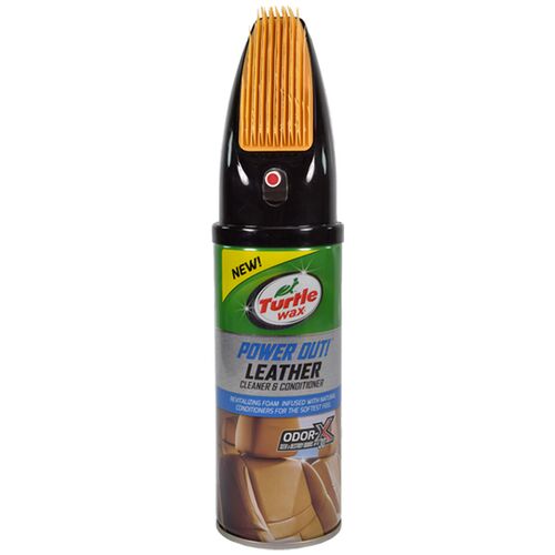 Очиститель и кондиционер для кожи Turtle Wax Leather Cleaner & Conditioner со щеткой 400 мл