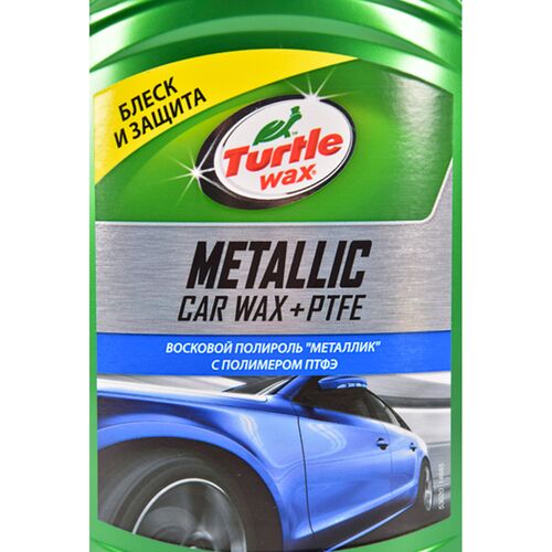 Turtle Wax Metallic Car Wax +PTFE для всех цветов восковый полироль металлик с тефлоном 500 мл, Объем: 500 мл, изображение 4