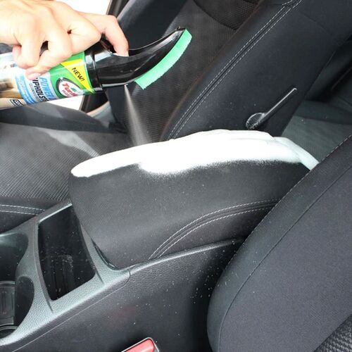Turtle Wax Power Out Upholstery Cleaner Odor-X пенная химчистка обивки со щеткой  400 мл, изображение 6