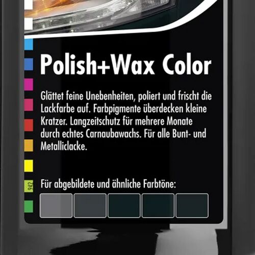 SONAX Polish +Wax Color черный полироль тефлон с воском 500 мл, Цвет: Черный, Количество: 500 мл, изображение 3