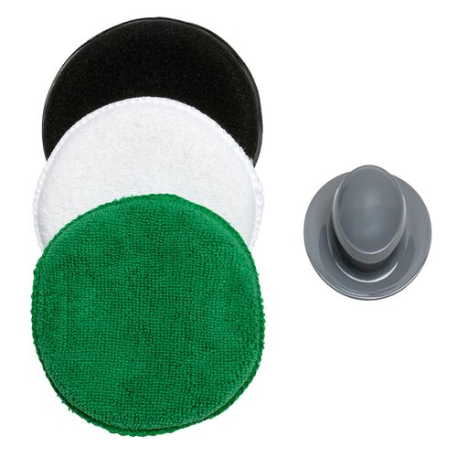 Turtle Wax набор аппликаторов для полировки (3 шт) со съемной ручкой в наборе 130Х130Х15 мм, изображение 2