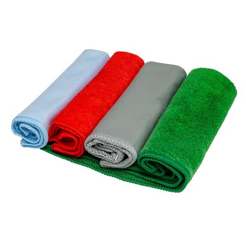 Turtle Wax набор микрофибровых салфеток для кузова и интерьера 300х400 (4 шт.), изображение 2