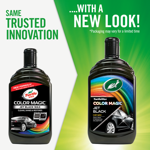Turtle Wax Color Magic Jet Black Wax черный полироль с тефлоном PTFE 500 мл, Цвет: Черный, Объем: 500 мл, изображение 3