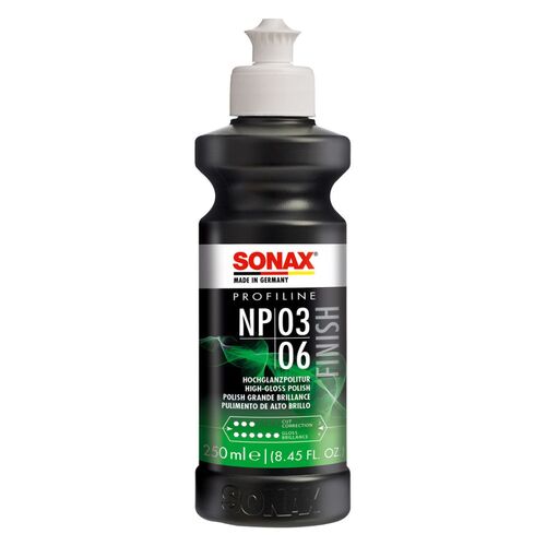 SONAX PROFILINE Nano Polish NP 03-06 паста для финишной полировки кузова 250 мл