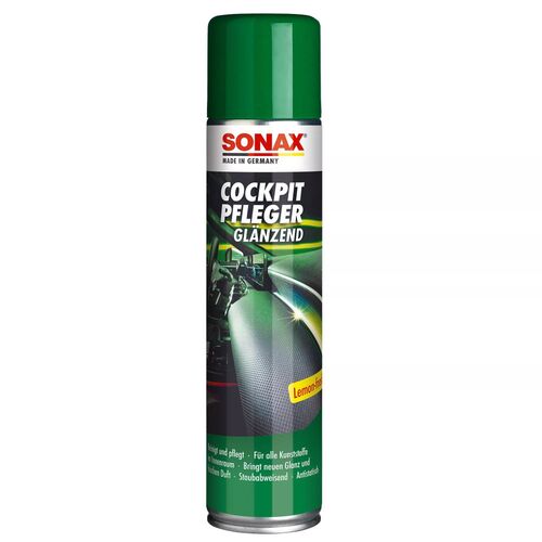 SONAX Cockpitpfleger - lemon-fresh очиститель-полироль пластика глянцевый (лимон) 400 мл