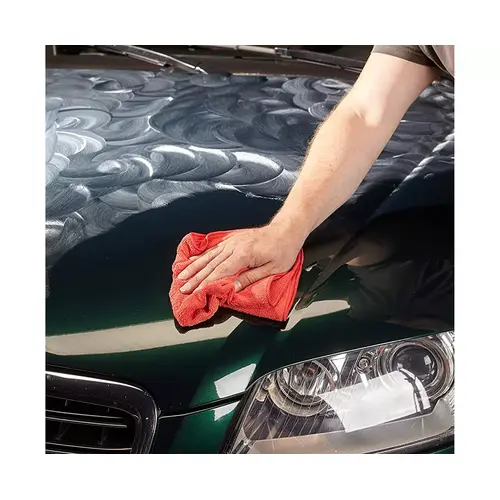 SONAX Microfaser Tücher Außen набор салфеток из микрофибры для кузова 40x40 см 2 шт, изображение 6
