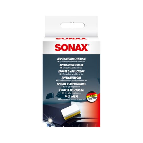 SONAX Applikations Schwamm губка-аппликатор для нанесения полиролей, восков, средств по уходу, изображение 2