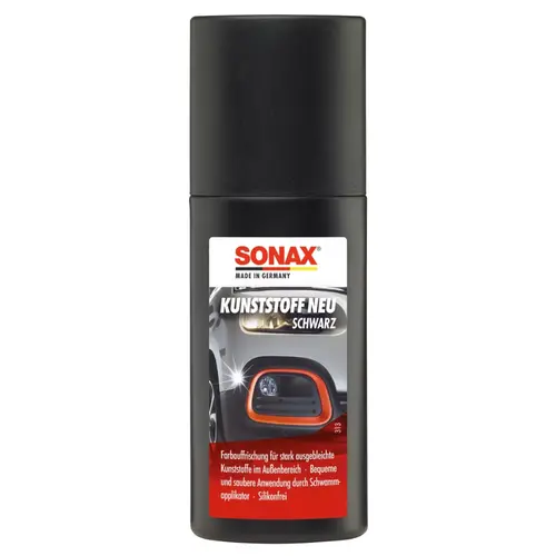 SONAX Knuststoff Neu (Plastic New Black) чорнильник пластику з аплікатором 100 мл