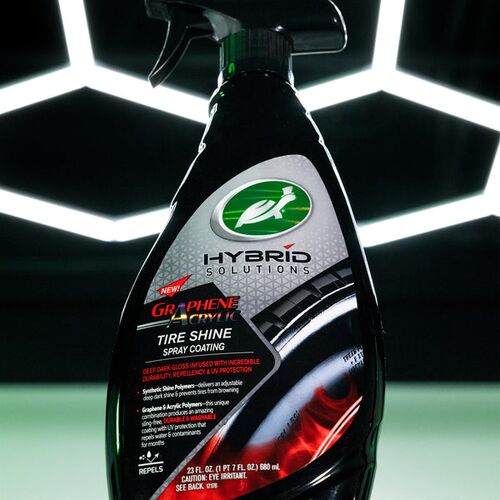 Turtle Wax HS Tyre Shine поліроль для чорніння шин з графеном  тригер 680 мл, зображення 7