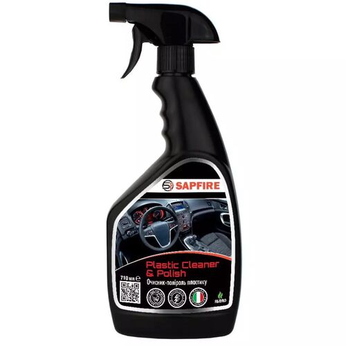 Sapfire Plastic Cleaner & Polish (002708) очищувач-поліроль пластика, яблуко 710 мл, зображення 2