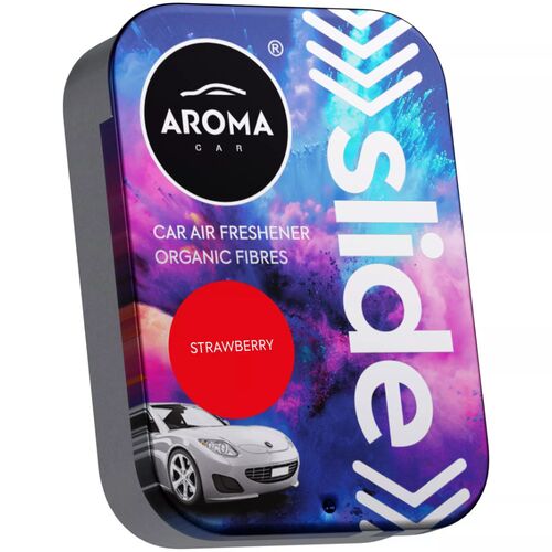 Ароматизатор Aroma Car Organic Slide Strawberry: сладкая клубника в салоне