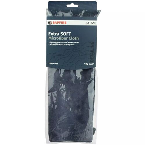 SAPFIRE (SA-220) универсальная микрофибра 35x40 см, изображение 3