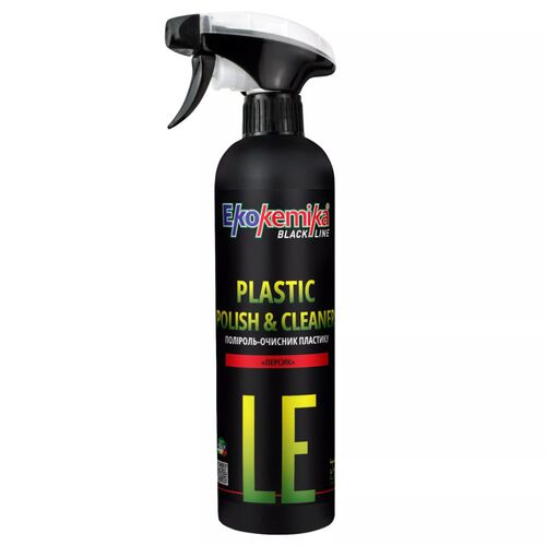 Ekokemika Black Line Plastic Polish&Cleaner «Peach» полироль-очиститель пластика (персик) 500 мл