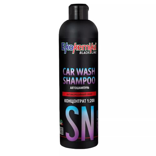 Ekokemika Black Line Car Wash Shampoo автошампунь с антикоррозионным еффектом 500 мл, изображение 2