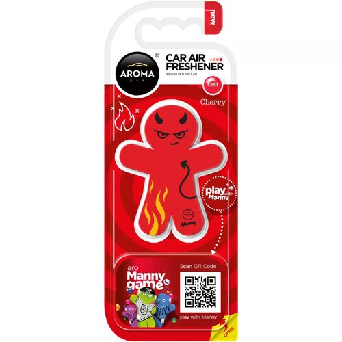 Ароматизатор Aroma Car Manny Cherry: сочный аромат вишни