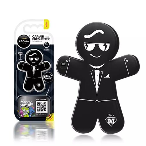 Ароматизатор Aroma Car Manny Black: стиль и свежесть, изображение 2
