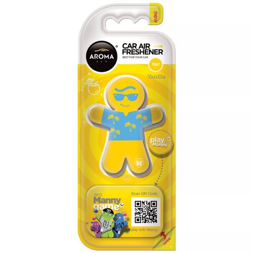 Ароматизатор Aroma Car Manny Vanilla: нежность ванили на обдув
