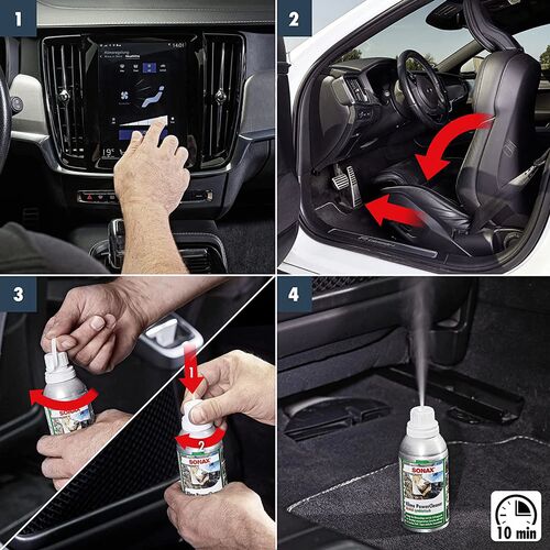 Очиститель кондиционера с антибактериальным эффектом SONAX Klima Power Cleaner AirAid, 100 мл (323100), изображение 5