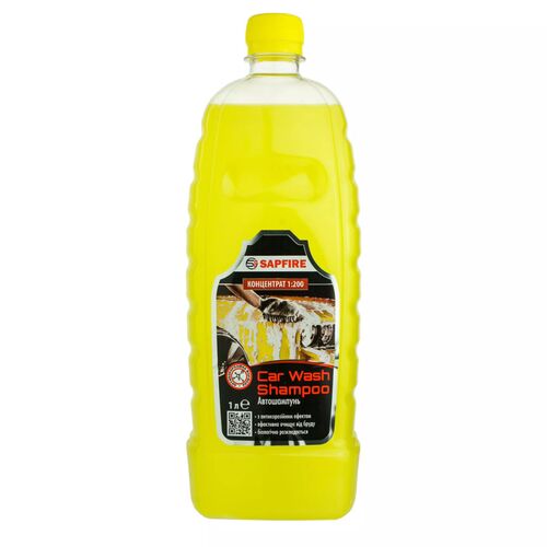 Автошампунь з антикорозійним захистом SAPFIRE Car Wash Shampoo, 1 л (745304)