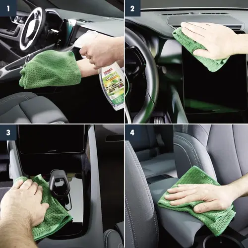 SONAX Microfasertuch Scheibe +Innen микрофибра для стекла и интерьера 38x38 см, изображение 3