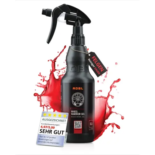 ADBL WHEEL WARRIOR глубокий кислотный очиститель дисков с индикатором 500 мл, Объем: 500 мл
