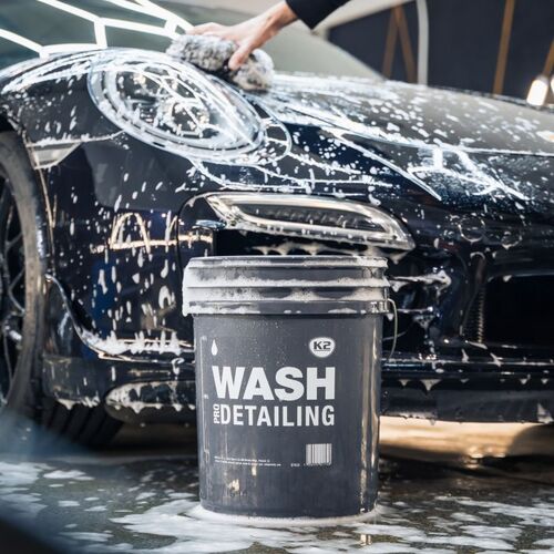 K2 PRO WASH DETAILING серое пластиковое ведро для мойки автомобиля 20 л, Цвет: Серый, Количество: 20 л, изображение 10