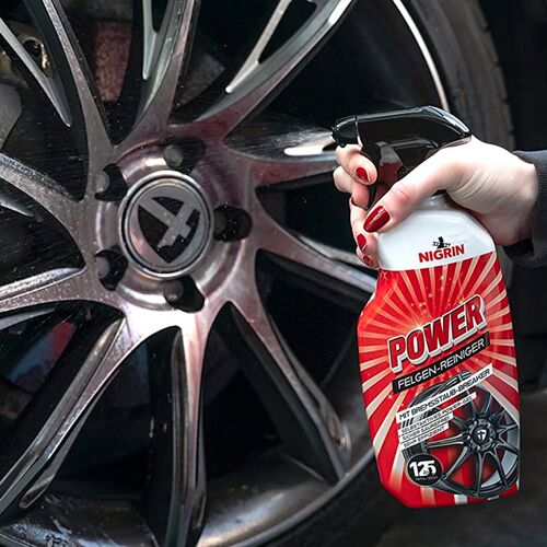 NIGRIN POWER Felgen-Reiniger mit Bremsstaub-Breaker бескислотный активный очиститель дисков с индикатором 750 мл, изображение 4