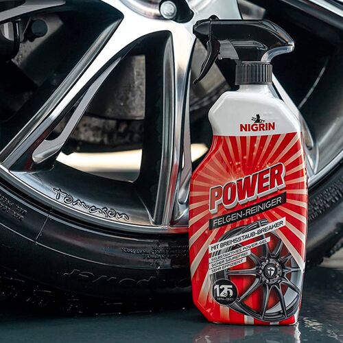 NIGRIN POWER Felgen-Reiniger mit Bremsstaub-Breaker бескислотный активный очиститель дисков с индикатором 750 мл, изображение 8