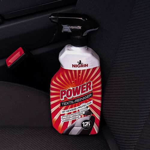 NIGRIN POWER Textil-Reiniger легко пенящийся очиститель ткани (Германия) 500 мл, изображение 2