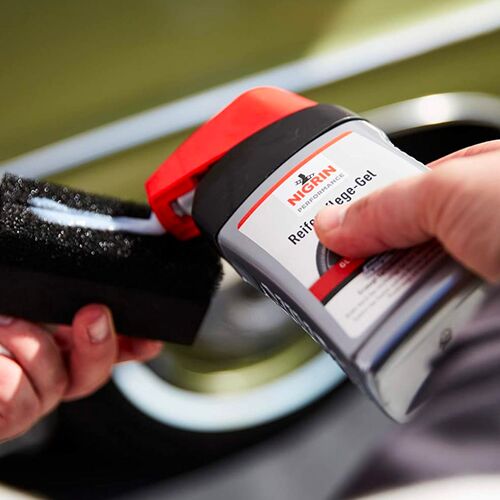 NIGRIN Performance Reifen-Gel гель для чернения и консервации покрышек в наборе 300 мл, изображение 5