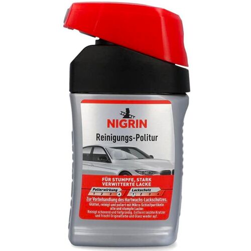 NIGRIN Reinigungs-Politur очищающий полироль для удаления царапин и глубокой очистки 300 мл