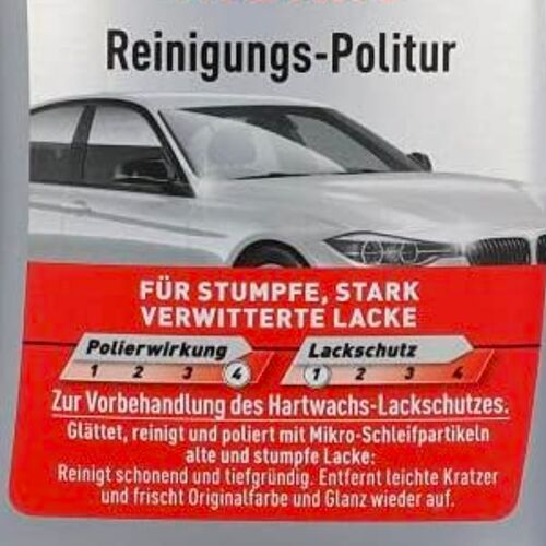 NIGRIN Reinigungs-Politur очищающий полироль для удаления царапин и глубокой очистки 300 мл, изображение 4