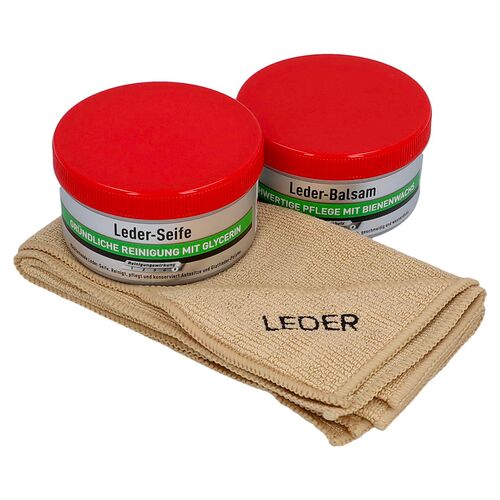 NIGRIN Performance Leder-Pflege-Set Seife +Balsam набор для ухода за кожей 2х250 мл, изображение 3