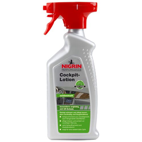 NIGRIN Performance Cockpit Lotion 40-дневный полироль для пластика с матовым эффектом 500 мл, изображение 9